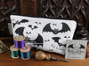 Gothic Bats Cosmetic Bag Pencil Case © Nicola L Robinson | Teeth and Claws