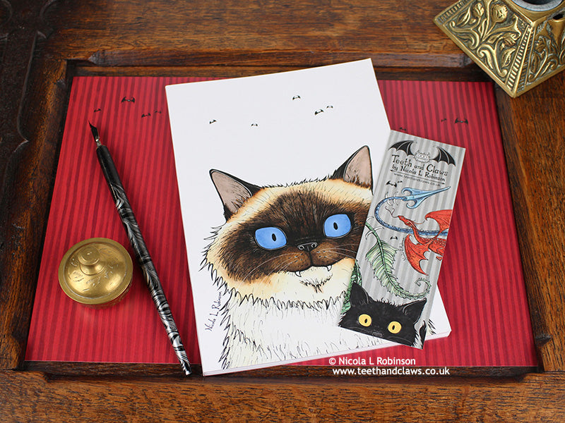 Birman cat ragdoll notebook Journal UK @ Nicola L Robinson | Teeth and Claws