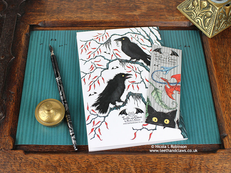 Crows notebook Journal UK @ Nicola L Robinson | Teeth and Claws