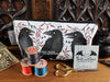 Crows Cosmetic Bag Pencil Case © Nicola L Robinson | Teeth and Claws | All rights reserved